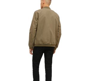 Fabricant OEM ODM, veste bomber pour homme de haute qualité, style vintage, coupe ample, col rabattu, en toile - Product Image 5