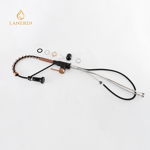 Lanerdi Spring Deign смесители для кухни с выдвижным распылителем, смеситель для раковины с поворотным изливом, смеситель для кухни, черный - Product Image 5