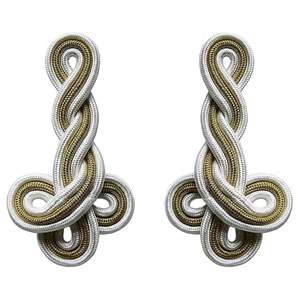 Cordons d'épaule de cérémonie faits à la main avec embouts métalliques pour uniformes – Fabrication usine - Product Image 5