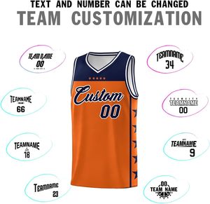 Camiseta de baloncesto de diseño personalizado, ropa deportiva personalizada impresa con cualquier nombre y número, Camiseta deportiva sin mangas para hombres y jóvenes - Product Image 4