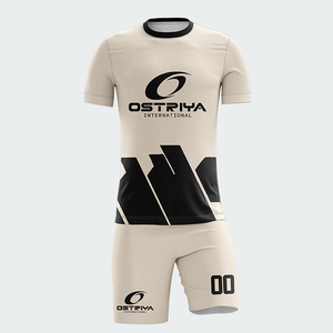 เสื้อฟุตบอลคุณภาพพรีเมียม โพลีเอสเตอร์ 100% แบบสั้น พิมพ์ลายดิจิตอลด้านหน้า ออกแบบเองได้ แห้งเร็ว ระบายอากาศดี ต้านเชื้อแบคทีเรีย - Product Image 5