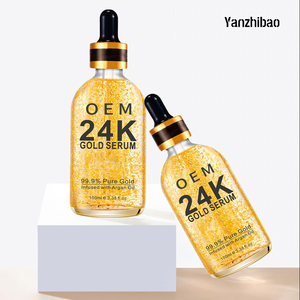 Oem Koreaanse Huidverzorging 24K Goud Gezicht Serum 1.69Oz, Verhelderende En Anti-Aging Vochtinbrengende Crème Met Vitamine C, Hyaluronzuur En Arganolie - Product Image 6