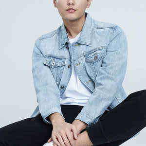 Chaquetas vaqueras de talla grande para caballeros, Chaquetas vaqueras para bicicleta al aire libre de calle de invierno con cuello vuelto hechas en Pakistán - Product Image 4