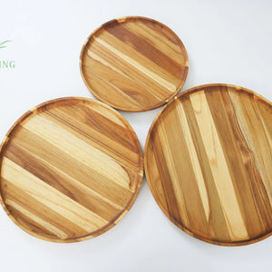Bandejas de Servir de Madera de Teca Natural - Venta al por Mayor de Alta Gama para el Hogar y la Hostelería - Product Image 2
