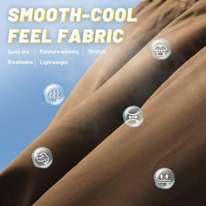 Short d'entraînement athlétique pour hommes avec poches Short d'entraînement respirant pour la course à pied Motif solide Tissage non tissé pour la musculation - Product Image 4