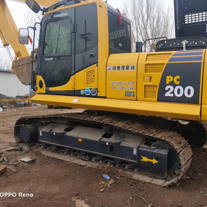 Gran oferta, excavadora sobre orugas Komatsu PC200 de segunda mano, modelo 2018 en Japón con piezas de Motor de engranaje central, capacidad de cubo de 0,8 m - Product Image 1