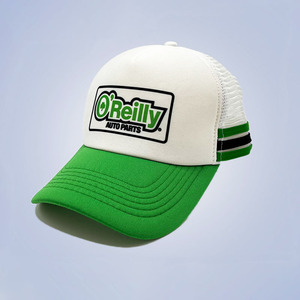 Tùy chỉnh in ấn 5 Bảng điều chỉnh tri-màu Polyester cong vành mũ bóng chày khóa đóng cửa bán buôn Tricolor biểu tượng tùy chỉnh - Product Image 2