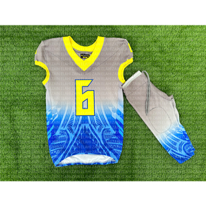 2025 ODM OEM équipe de football américain personnalisé en gros uniformes attirail sergé Sublimation impression numéro de paquet personnalisé adultes - Product Image 4