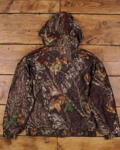 Chaqueta con Capucha de Camuflaje Vintage para Hombre, Diseño Clásico de Hojas de Roble, Aislada, con Cremallera Completa, Parka de Caza, Abrigo de Invierno para Exteriores - Product Image 5