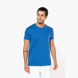 T-shirt en bambou et viscose pour hommes T-shirts unis ultra doux pour hommes T-shirt basique décontracté à col rond rafraîchissant T-shirts pour hommes - Product Image 3