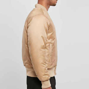 Wholesale bomber <b>jacket</b> for <b>men</b> breathable windproof factory supply oversized fit custom branding private label streetwear ready - Product Image 4