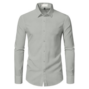 เสื้อเชิ้ตผู้ชายผ้าฝ้ายใส่สบาย ดีไซน์น้ำหนักเบา ผลิตจากผ้าฝ้ายพรีเมียมเนื้อนุ่ม ให้ความสบายในทุกๆ วัน - Product Image 1