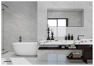 Azulejos de pared de suelo sin fin brillante de porcelana 600x1200 | Azulejos de gran formato pulidos de primera calidad 24x48 Colección de exportación moderna duradera - Product Image 4