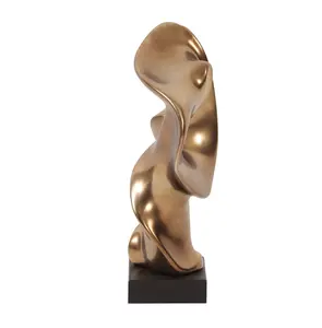 งานประติมากรรมรูปผีเสื้อและแมงมุม ทำด้วยมือ ชุบทองบนอะลูมิเนียม ดีไซน์หรูหรา ตกแต่งสไตล์โมเดิร์น ขัดเงาอย่างประณีต - Product Image 2