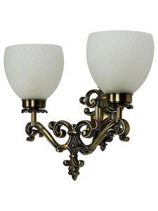 Lámpara de pared de diseño con pantallas blancas en elegante accesorio de iluminación con acabado de metal elegante para decoración de sala de estar y dormitorio - Product Image 6