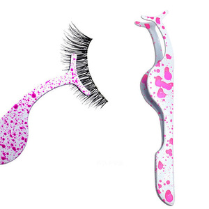 Pince à épiler pour faux cils, applicateur de cils, recourbe-cils pour extensions, outil de maquillage de beauté, pince à épiler de précision durable - Product Image 5
