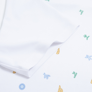 Aristino hommes 100% Polyester drap à manches courtes Smart décontracté pour chemises imprimé motif non tissé méthode de tissage en gros - Product Image 3