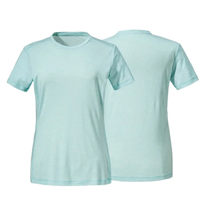 เสื้อยืดผู้หญิงขายส่ง ผ้าฝ้ายระบายอากาศ เป็นมิตรกับสิ่งแวดล้อม แห้งเร็ว ไซส์ใหญ่ แบบเรียบง่าย สไตล์สตรีทแวร์สำหรับฤดูร้อน - Product Image 1