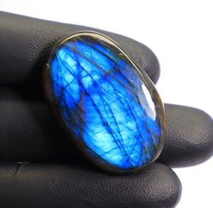 Hấp dẫn <span class=keywords><strong>Labradorite</strong></span> đá quý Loose màu xanh hào nhoáng <span class=keywords><strong>Labradorite</strong></span> đá hình bầu dục cũng đánh bóng <span class=keywords><strong>Labradorite</strong></span> Cabochon quà tặng cho cô ấy - Product Image 5