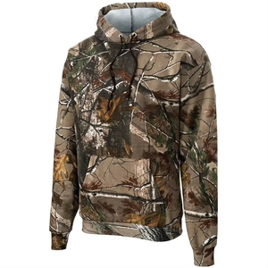 Sweat à capuche de chasse en plein air pour la forêt, imperméable, respirant, séchage rapide, camouflage, 100% coton, vêtements pour acheteurs en gros, faible MOQ - Product Image 5