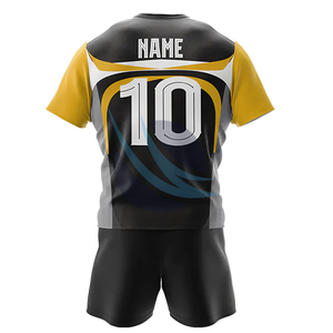 Ensemble d'uniformes de rugby personnalisés, respirant, à séchage rapide, maillot et short pour hommes, femmes, vêtements d'équipe, entraînement, vêtements de match, OEM disponible - Product Image 2