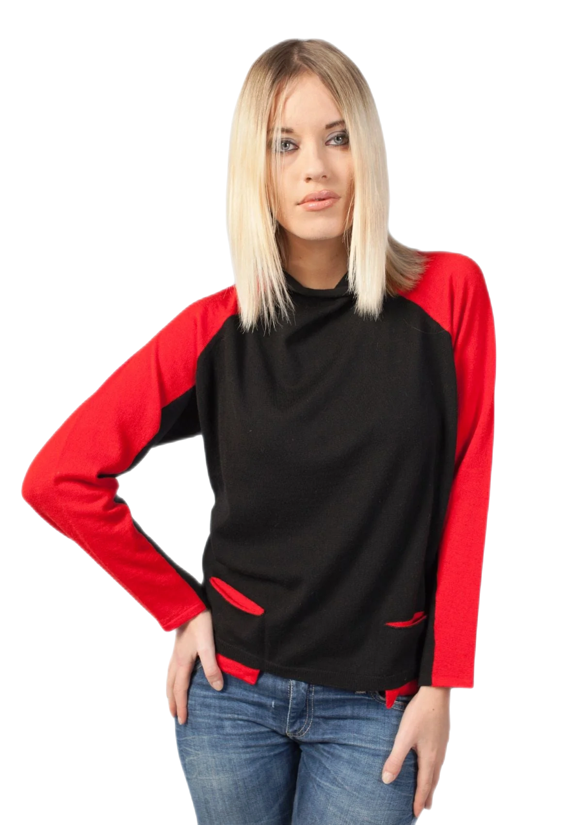 สีดำและสีแดง