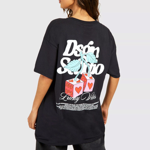 Camisetas cuadradas personalizadas OEM para mujer, tela suave y duradera, ajuste de gran tamaño, perfecto para tiendas de moda o etiquetas privadas - Product Image 2