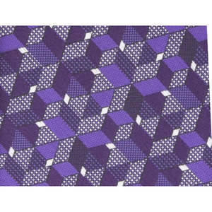 Cravatta e Papillon Alfani da Uomo Slim Geo Viola Taglia Unica - Product Image 3