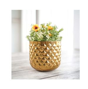 Macetas Modernas de Aluminio con Recubrimiento en Polvo Hechas a Mano para Uso en Interiores/Exteriores, Duraderas y Ligeras, Decoración para Jardín y Hogar - Product Image 1