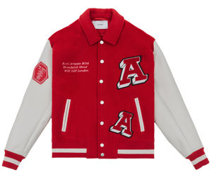 Veste Letterman Baseball College personnalisable pour homme OEM avec patchs en chenille brodés en laine et manches en cuir pour l'hiver - Product Image 3