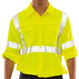 Camisetas de Seguridad de Alta Visibilidad, Ropa de Trabajo Industrial de Seguridad, Reflectantes, Transpirables, Ligeras, con Logotipo OEM para Equipos de Obra - Product Image 6