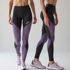 Leggings de compresión y ajuste seco Pantalones de entrenamiento con cintura alta para mujeres Correr Gimnasio y Fitness Damas Fitness - Product Image 5