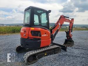 รถขุดขนาดเล็ก KX033-4 12 ตัน พร้อมกระบอกสูบ HAWE/HYDAC และชิ้นส่วนลูกปืน เครื่องยนต์ฮิตาชิ ความจุบุ้งกี๋ 0.2 ลูกบาศก์เมตร ขาย - Product Image 2