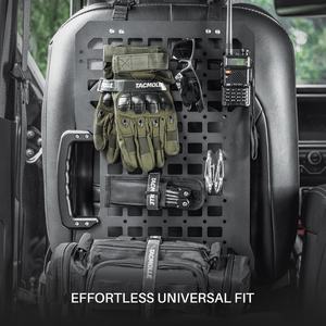 Panel rígido portátil, organizador táctico para asiento trasero de coche con asa, organizador de almacenamiento de coche resistente para almacenamiento modular - Product Image 5