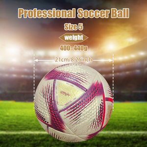 Ballon de football en PU thermocollé de gros en usine, taille 5/4, pour adultes, entraînement, ballons de football, logo personnalisé - Product Image 5