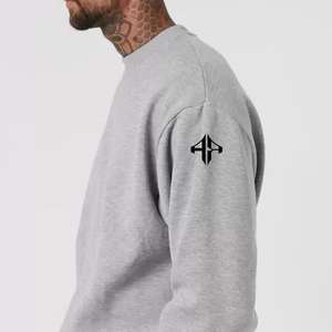 Sudaderas personalizadas con cuello redondo para hombre Prima de alta calidad 100% algodón Ropa informal Buen DISEÑO DE ATLANTIC - Product Image 4