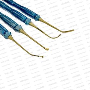 Ensemble d'instruments de levage de sinus de 4 instruments de chirurgie endodontique enduits polis par titane dentaire d'implant par Vaslcare - Product Image 3