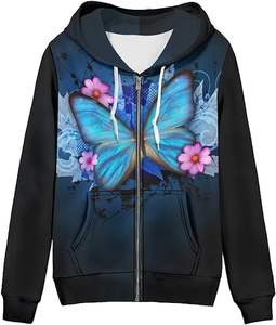 Sweat à capuche polaire surdimensionné pour homme, respirant, coupe-vent, épais et chaud, en laine, avec fermeture éclair, personnalisable avec logo – Collection Automne (Vente en gros) - Product Image 5