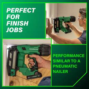 Kit cloueur de finition sans balais 18V MultiVolt Pro 16-GA, outil électrique au lithium-ion 2.0Ah, calibre 16, alimenté par batterie - Product Image 5