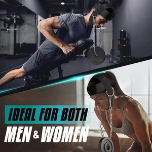 Arnés de Cuello de Lana para Levantamiento de Pesas, Correa Ajustable Antideslizante para Fortalecer el Cuello y la Parte Superior de la Espalda, para Gimnasio y Fitness - Product Image 5