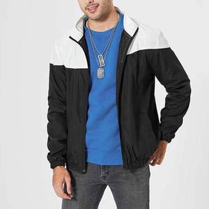 Cortavientos de dos tonos para hombre con estilo: chaquetas ligeras, transpirables e impermeables para exteriores e informales - Product Image 5