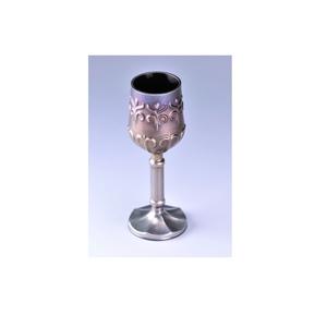 Verre à vin en aluminium Vaisselle nouveau design fleur martelée verre à vin en aluminium produit le plus vendu - Product Image 3