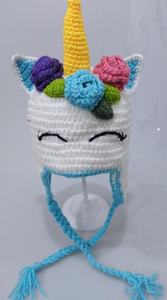 Chapeau Licorne pour Fille, Enfant, Bébé, Chapeau d'Hiver pour Bébé, Chapeau Fait Main Mignon et Amusant pour les Fans de Little Pony - Product Image 4
