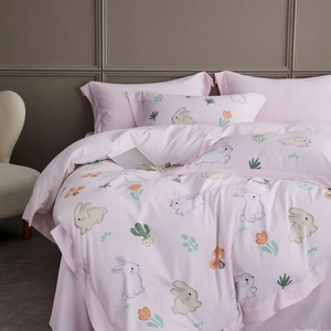 Bán buôn tùy chỉnh Tencel/Bông/Polyester Duvet cover sets với chăn hoặc không thoải mái & có thể giặt kích thước đầy đủ chất lượng cao - Product Image 5