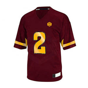 Camiseta de Fútbol Americano de Verano, 100% Poliéster, Secado Rápido, Costuras Premium, Tela Resistente, Personalizable para Entrenamiento Prolongado - Product Image 1