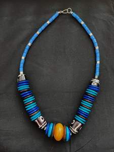 Craft Valley lujo naranja marrón resina collar señoras hecho a mano indio moda joyería Ángel enlace encanto personalizable Color forma - Product Image 3