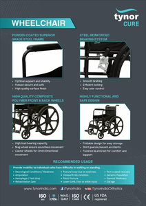 Fauteuil roulant manuel robuste, cadre en acier durable, pliable, taille universelle, confortable, soutien à la mobilité - Product Image 2
