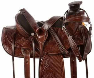 ADEEFA selle anglaise/occidentale marron de qualité supérieure en cuir pur fait à la main taille personnalisée équitation dans le monde Offre Spéciale à l'exportation - Product Image 1