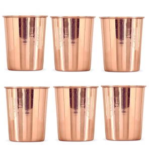 แก้ว100% ทำจากทองแดงบริสุทธิ์ขนาด300มล. ภาชนะแก้วทำมือแก้วทำมือภาชนะทองแดงสำหรับทำมือ - Product Image 3