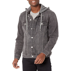 Veste en jean pour homme, dernier design, haute qualité, 100% coton, respirante, facile à porter, service OEM avec logo sur le devant - Product Image 1